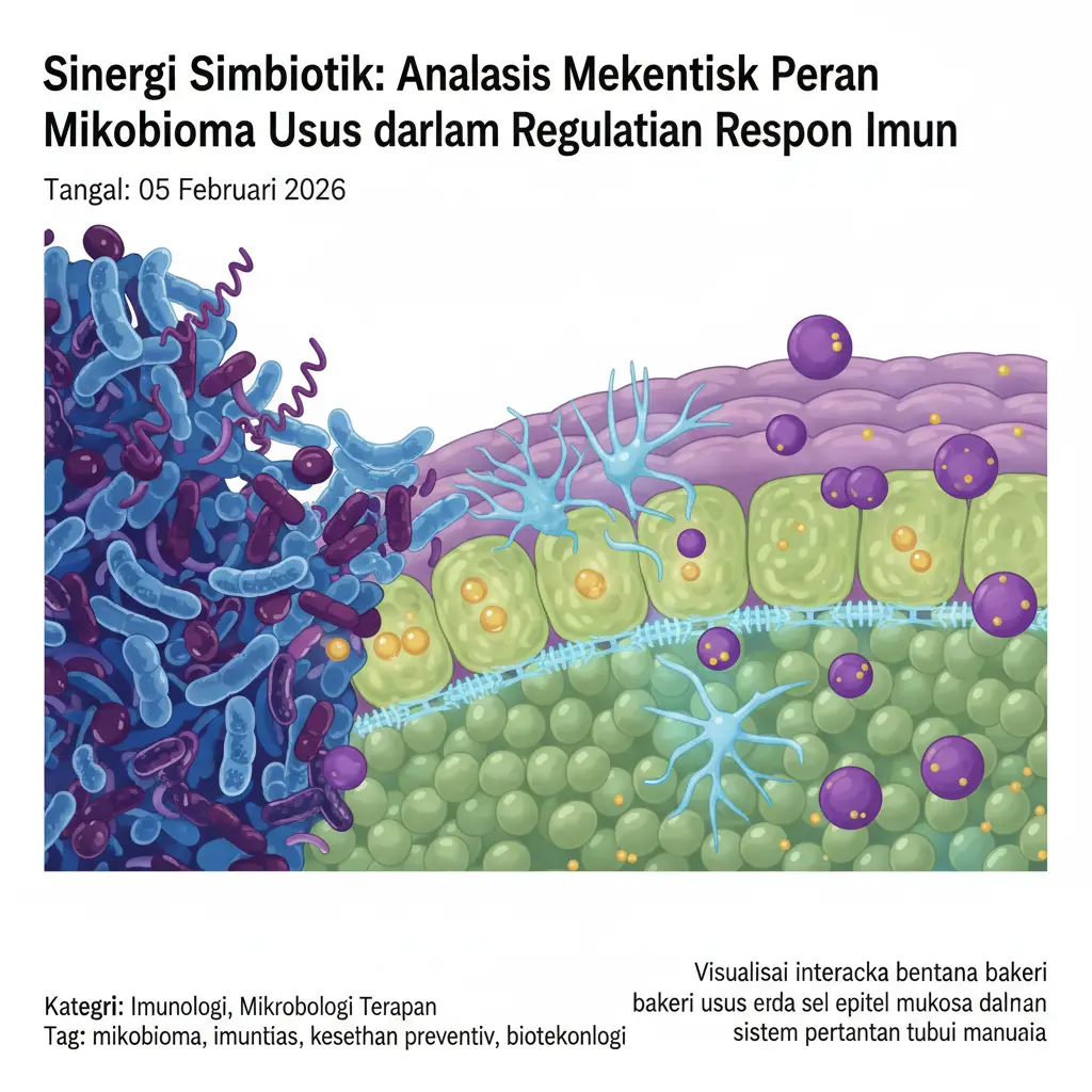 Sinergi Simbiotik: Analisis Mekanistik Peran Mikrobioma Usus dalam Regulasi Respon Imun